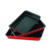 3 Pcs Non-stick Rectangle Baking Pan Set