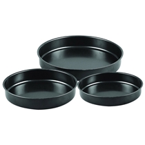 3 Pcs Non-stick Round Baking Pan Set
