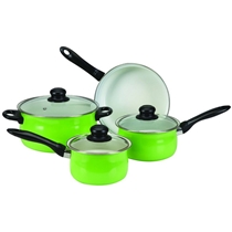 7 Pcs Cookware Set with Ceramic Coating