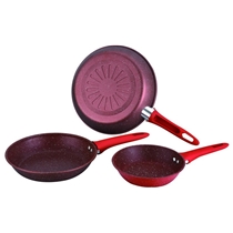 3 Pcs Nano Non-stick Coating Forged Die-cast Fry Pan Set