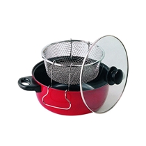 Non-stick Deep Fryer with Chrome Plated Fry Basket