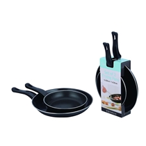 2 Pcs Non-stick Fry Pan Set with Half Wrapped Box